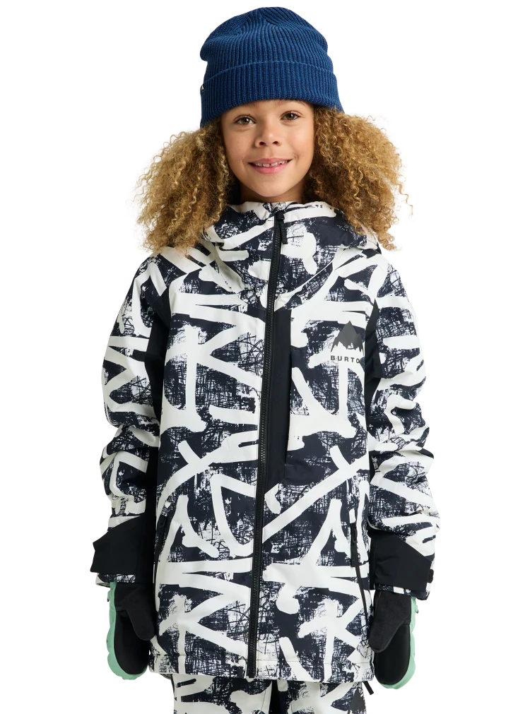 BURTON Kid's Hillslope Snow Jacket City Streets/True Black 2026 Youth Snow Jackets Burton