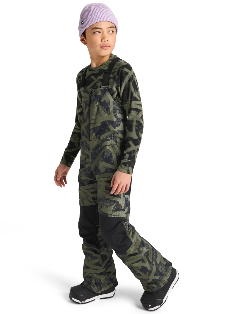 BURTON Kid's Skylar 2L Bib Snow Pants Forest City Streets 2026 Youth Snow Pants Burton