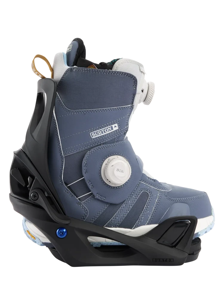 BURTON Women's Step On Re:Flex Snowboard Bindings Black 2026 Women's Step On Bindings Burton