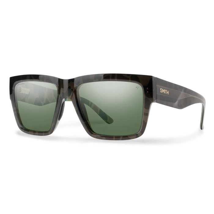 SMITH High Five Duck Camo - ChromaPop Grey Green Polarized Sunglasses Sunglasses Smith