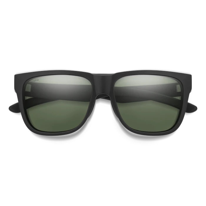 SMITH Lowdown 2 Matte Black - ChromaPop Grey Green Sunglasses Sunglasses Smith