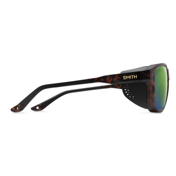 SMITH Embark Matte Tortoise -ChromaPop Green Mirror Polarized Sunglasses Sunglasses Smith