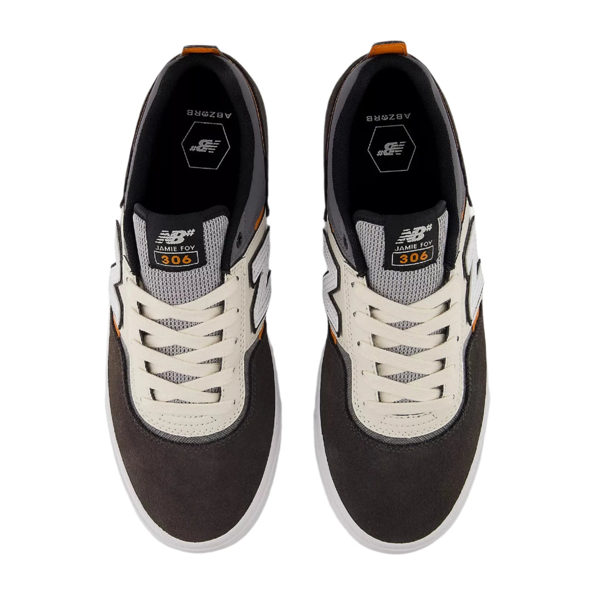 NB NUMERIC Jamie Foy 306 Shoes Grey White Men's Skate Shoes New Balance