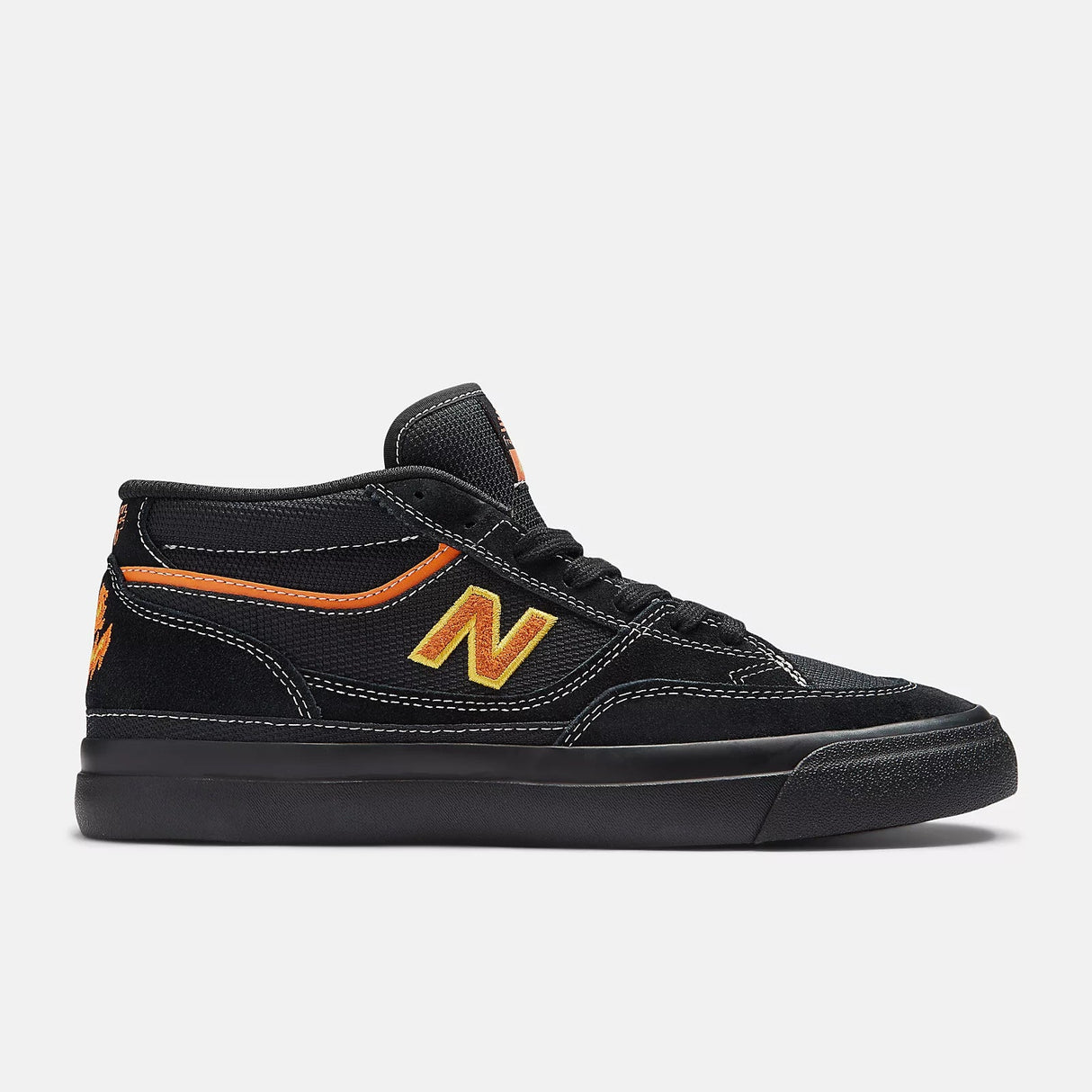 NM NUMERIC Franky Villani 417 Shoes Black/Orange Men's Skate Shoes New Balance