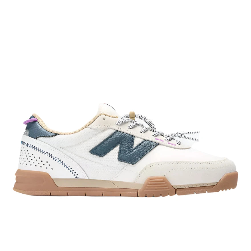 NB NUMERIC Women's 440 V2 Trail Low Shoes Sea Salt/Deep Ocean Women's Skate Shoes New Balance