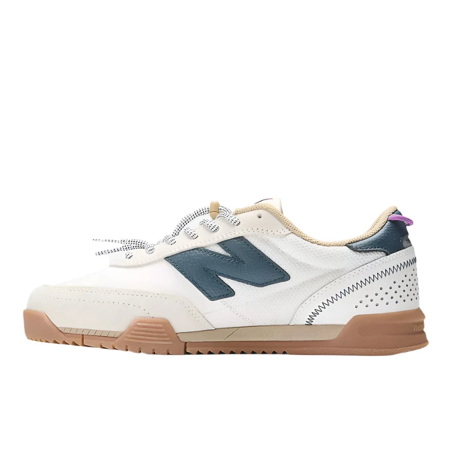 NB NUMERIC Women's 440 V2 Trail Low Shoes Sea Salt/Deep Ocean Women's Skate Shoes New Balance