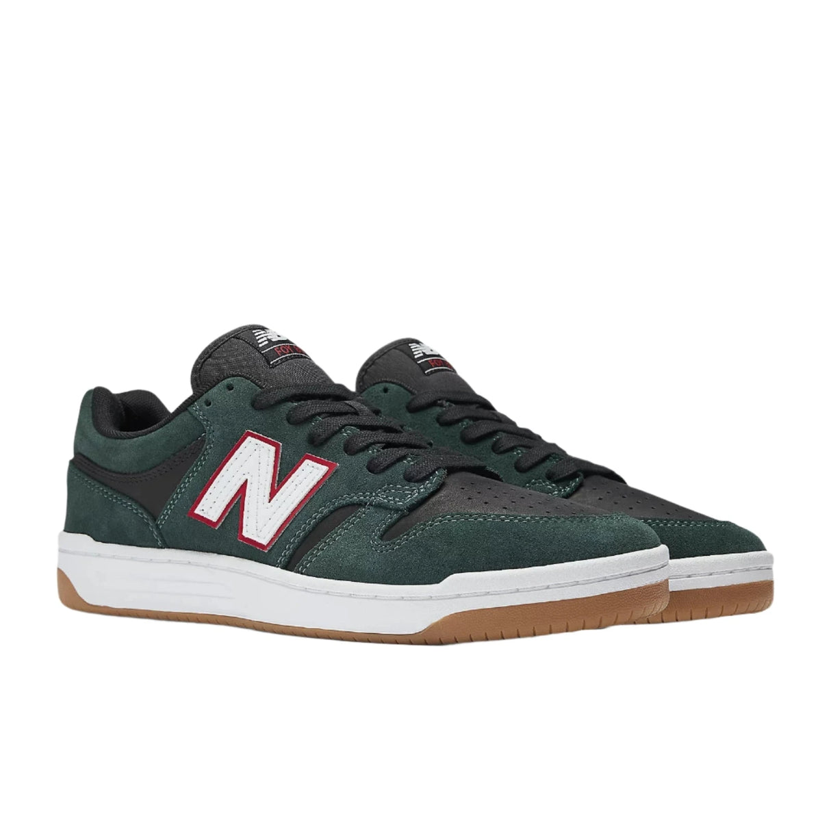 NB NUMERIC Jamie Foy X 480 Shoes Forest Green/Black Men's Skate Shoes New Balance