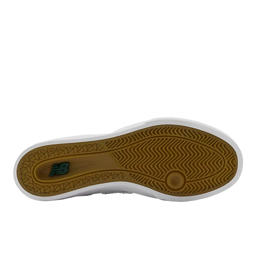 NB NUMERIC 574 Vulc Shoes White/Nightwatch Green Men's Skate Shoes New Balance