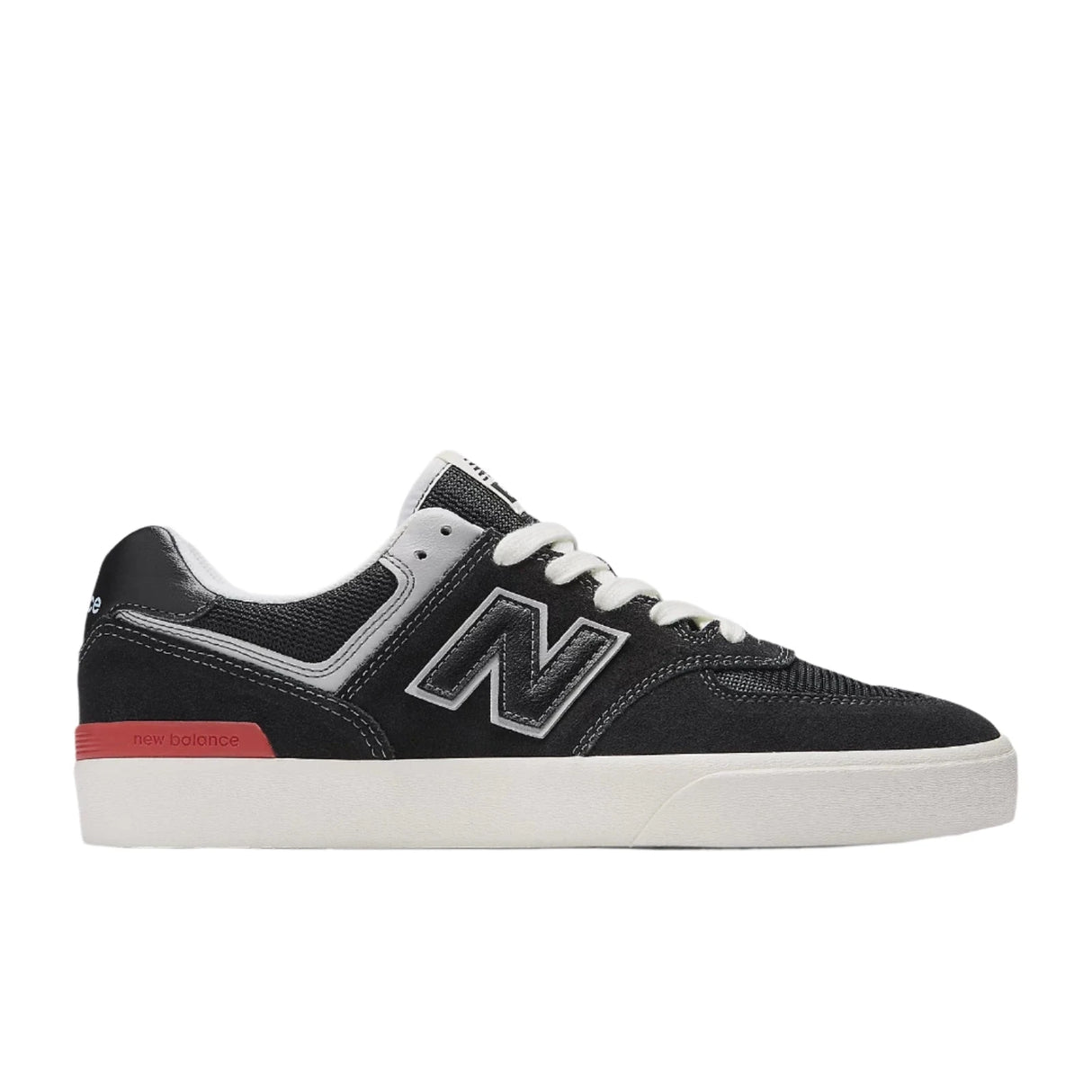 NB NUMERIC 574 Vulc Shoes Black/White Men's Skate Shoes New Balance