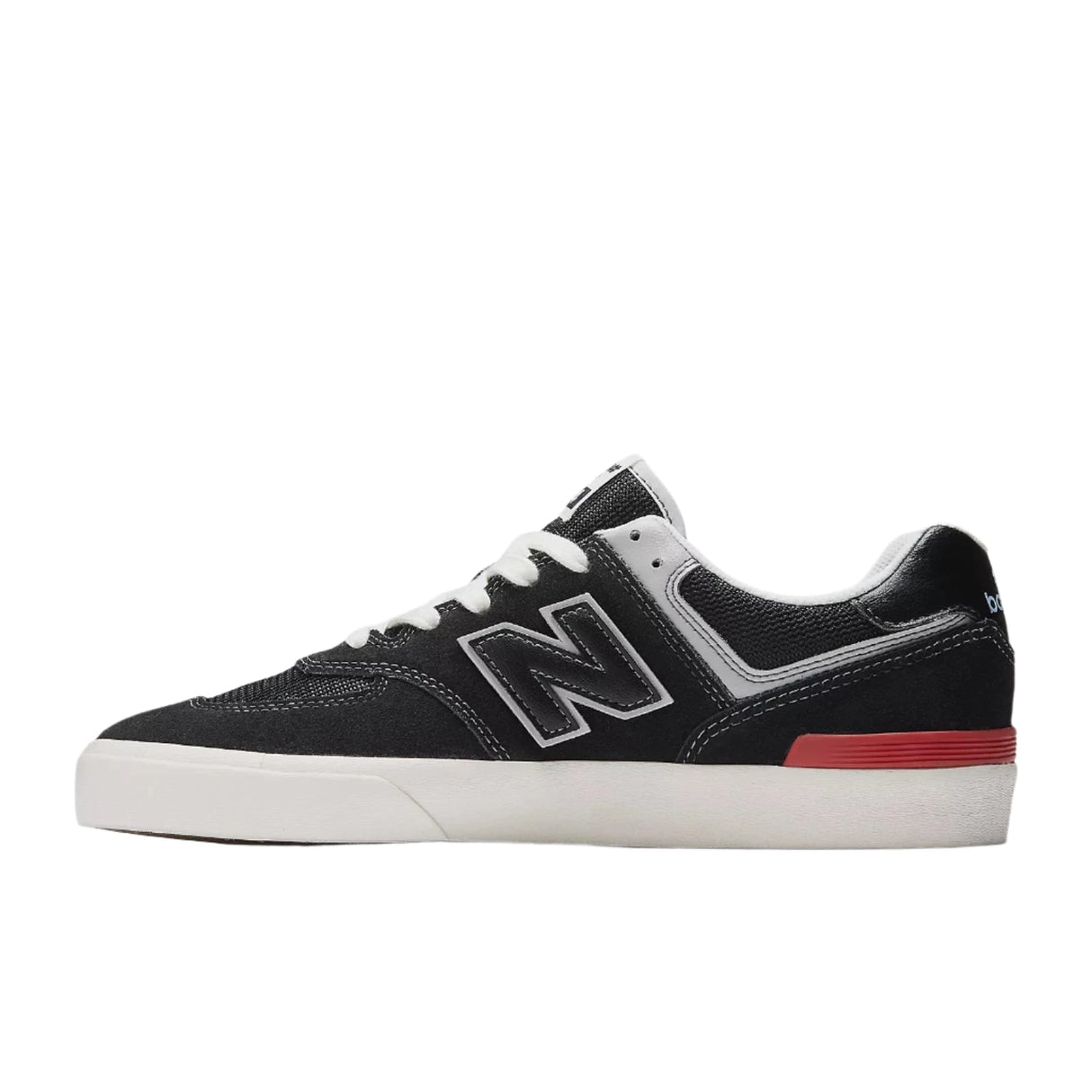 NB NUMERIC 574 Vulc Shoes Black/White Men's Skate Shoes New Balance