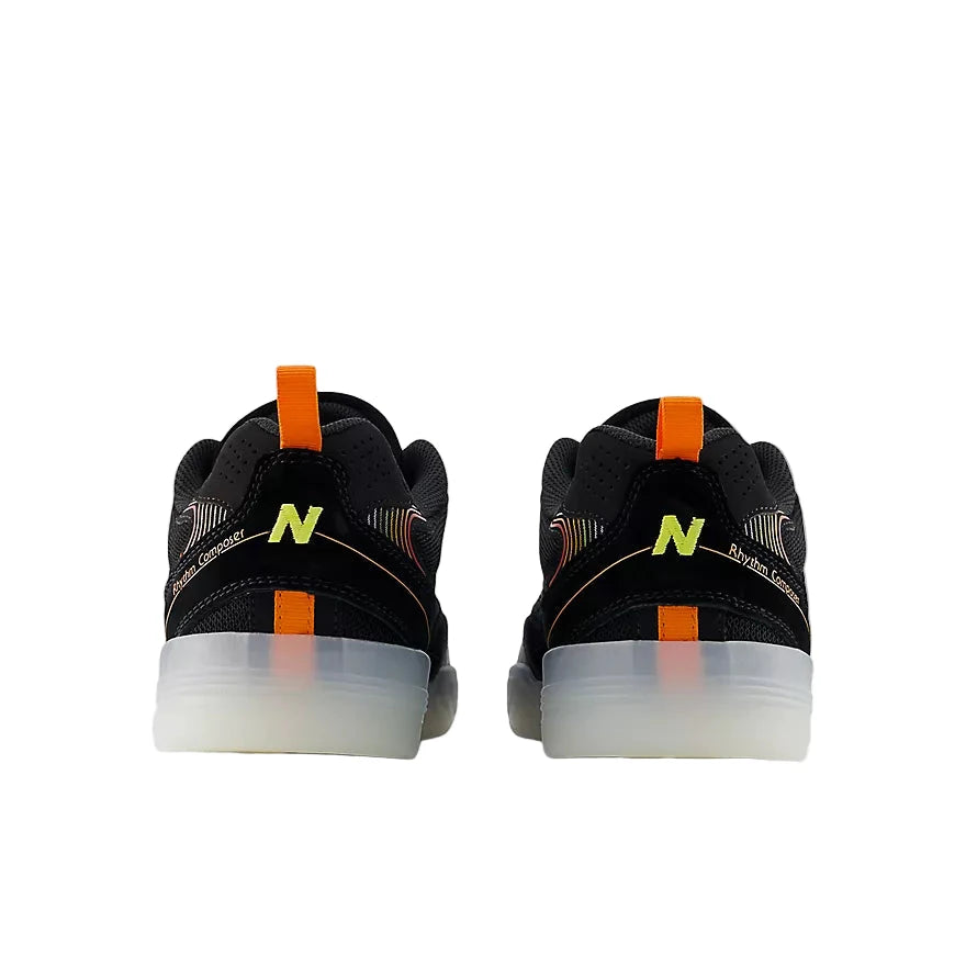 NB NUMERIC Tiago Lemos 808 Lite Shoes Black/Orange Men's Skate Shoes New Balance