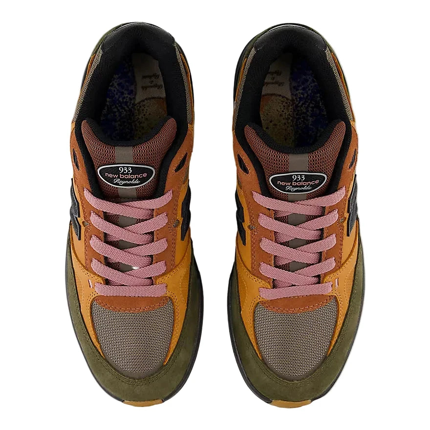 NB NUMERIC Mike Gigliotti x NB Numeric 933 Reynolds Shoes True Brown/Candy Pink Men's Skate Shoes New Balance