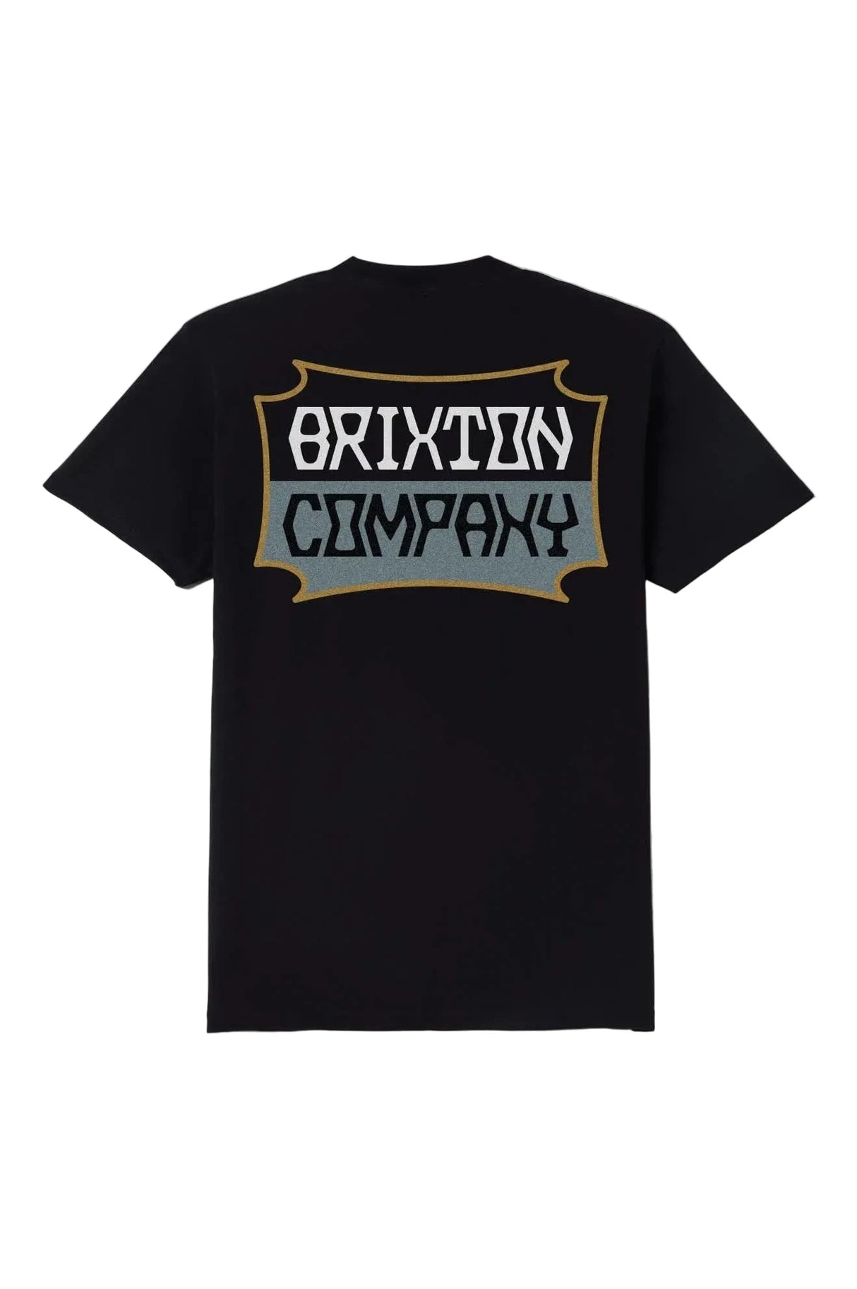 BRIXTON Pillar Standard T-Shirt Black Men's Short Sleeve T-Shirts Brixton