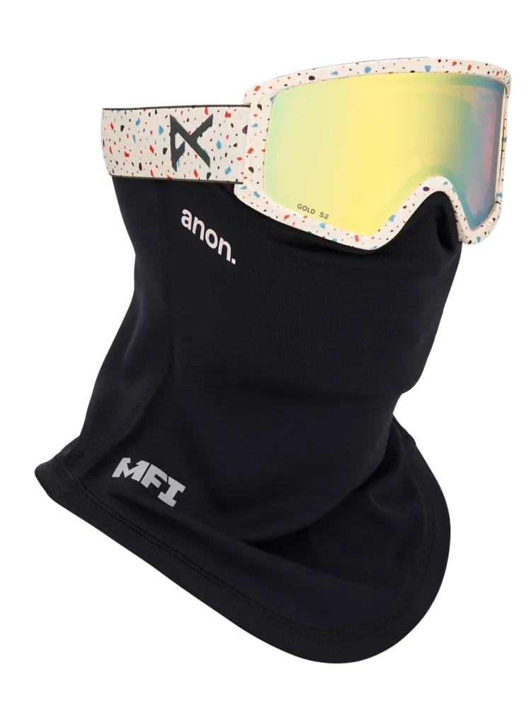 ANON Tracker 2.0 Speckles - Gold Amber + Face MFI Face Mask Youth Snow Goggle Snow Goggles Anon