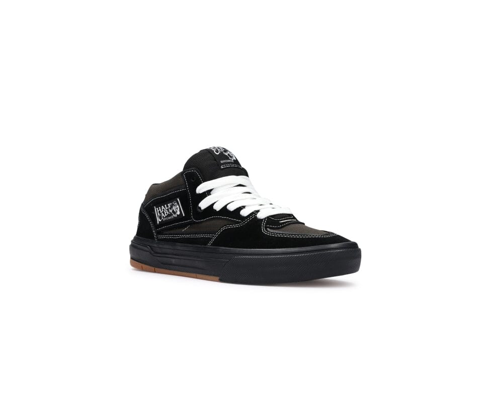 VANS Skate Half Cab Wafflecup Shoe Black/Asphalt Men's Skate Shoes Vans