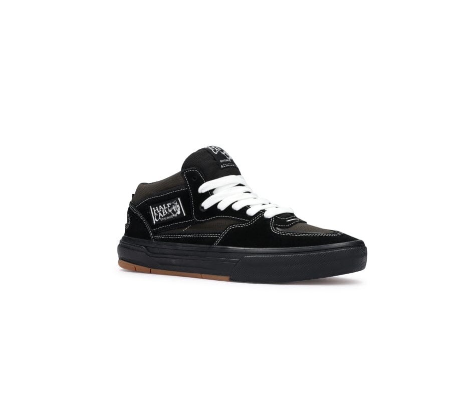 VANS Skate Half Cab Wafflecup Shoe Black/Asphalt Men's Skate Shoes Vans