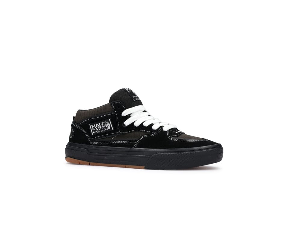 VANS Skate Half Cab Wafflecup Shoe Black/Asphalt Men's Skate Shoes Vans
