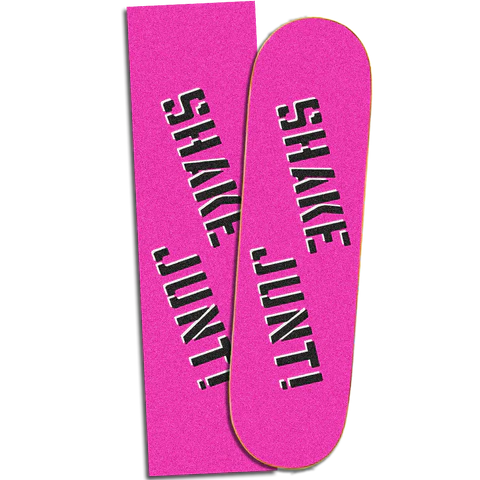 SHAKE JUNT Pink Spray Skateboard Grip Tape Griptape Shake Junt