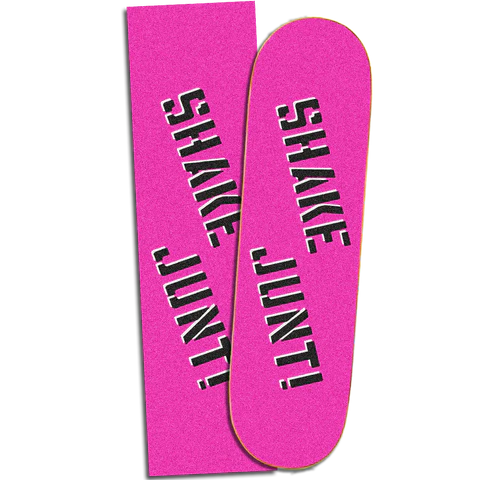 SHAKE JUNT Pink Spray Skateboard Grip Tape