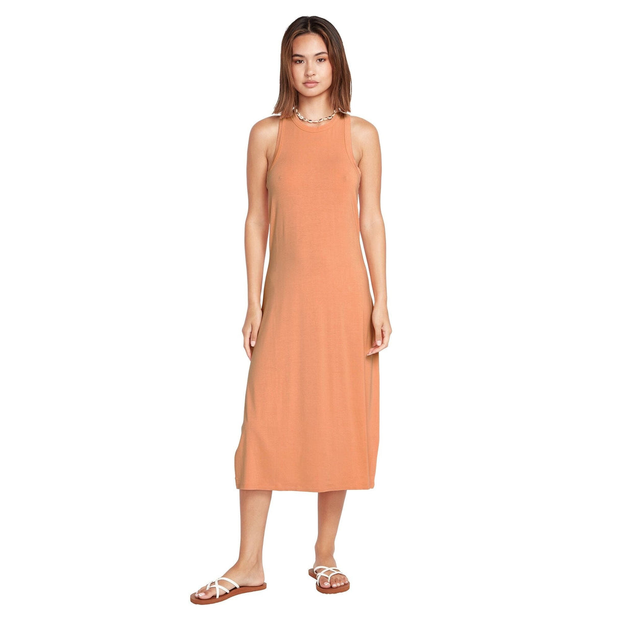 VOLCOM Women's Stonelight Dress Clay Women's Dresses Volcom