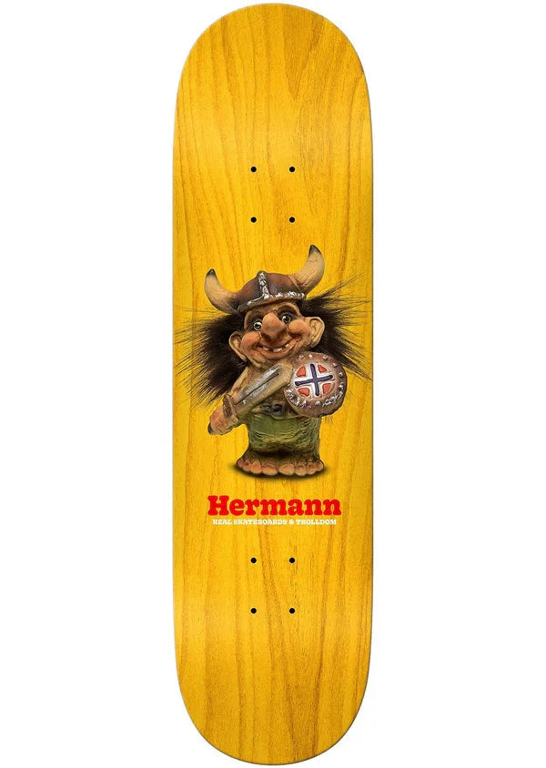 REAL Hermann Trolldom 8.5 Skateboard Deck Skateboard Decks Real