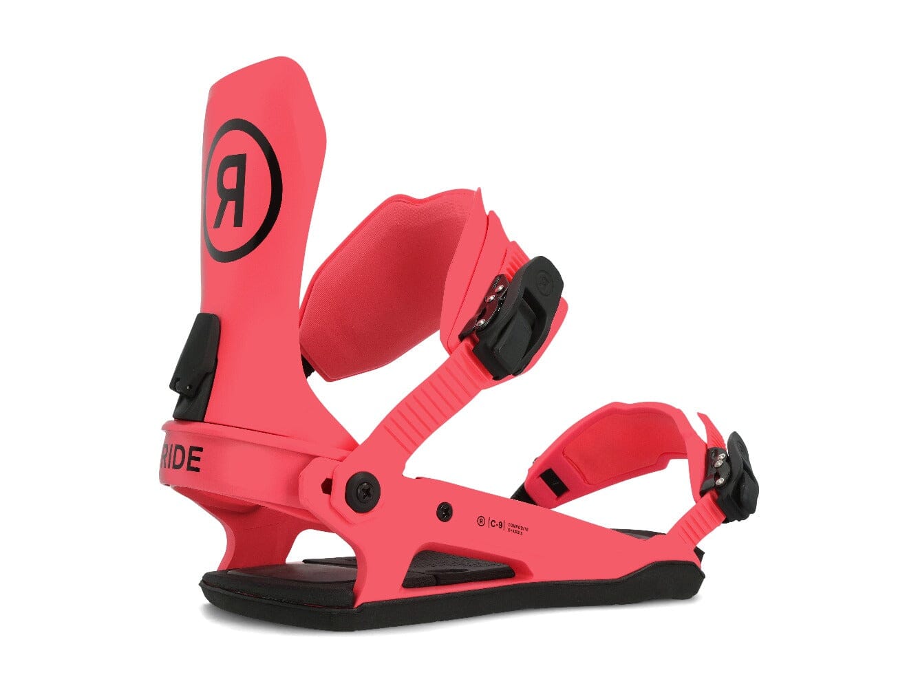 RIDE C-9 Snowboard Bindings Pink 2024 Men's Snowboard Bindings Ride 
