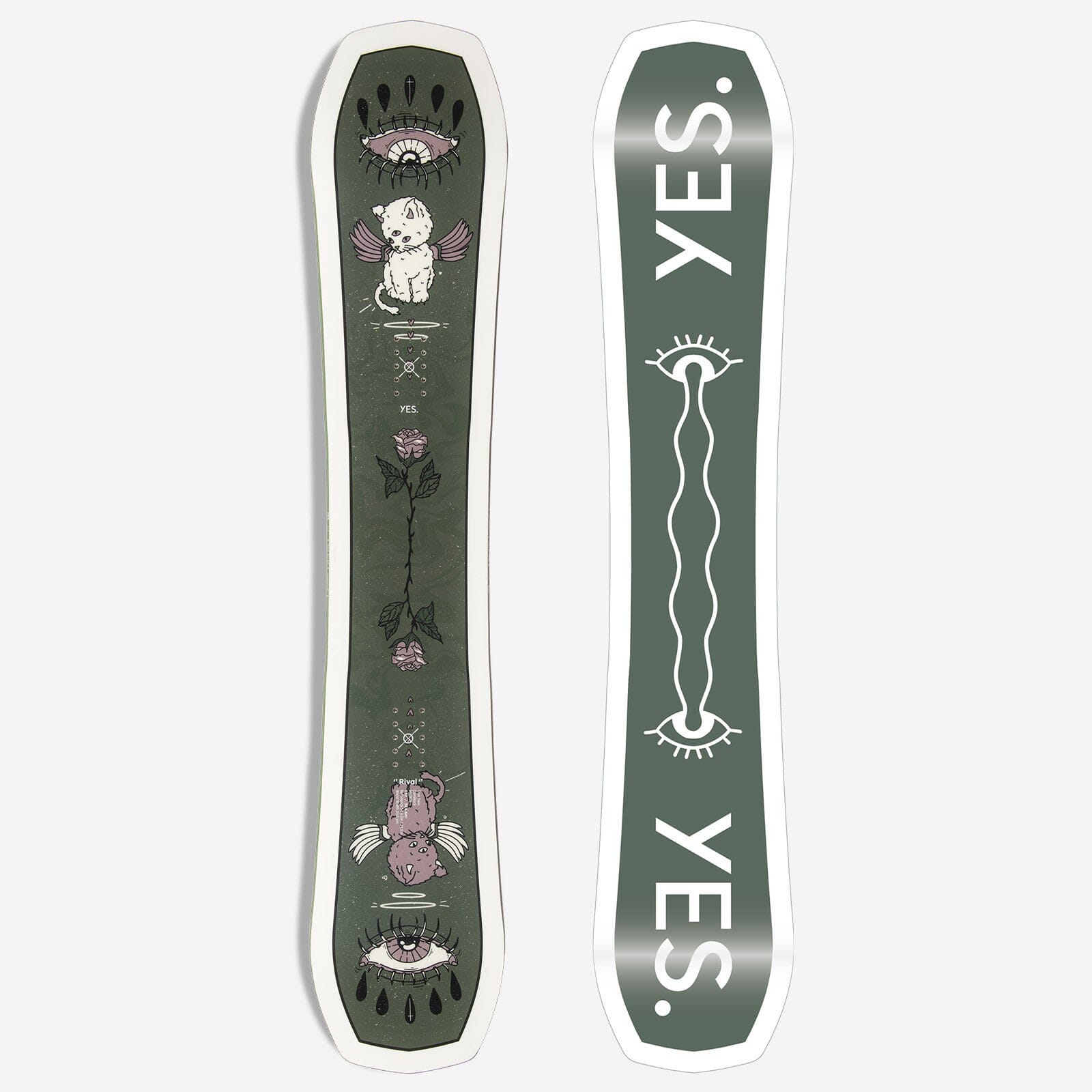 YES Women's Rival Snowboard 2024 Women's Snowboards Yes Snowboards 