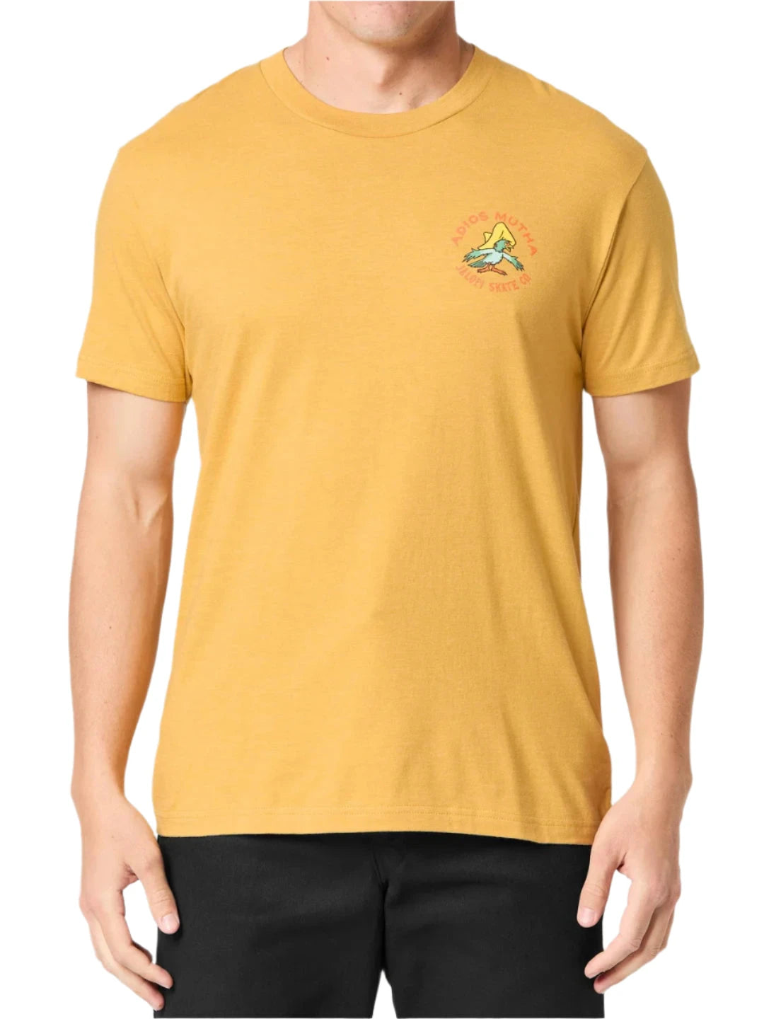 ANTI HERO Adios Mutha T-Shirt Heather Mustard Men's Short Sleeve T-Shirts Antihero