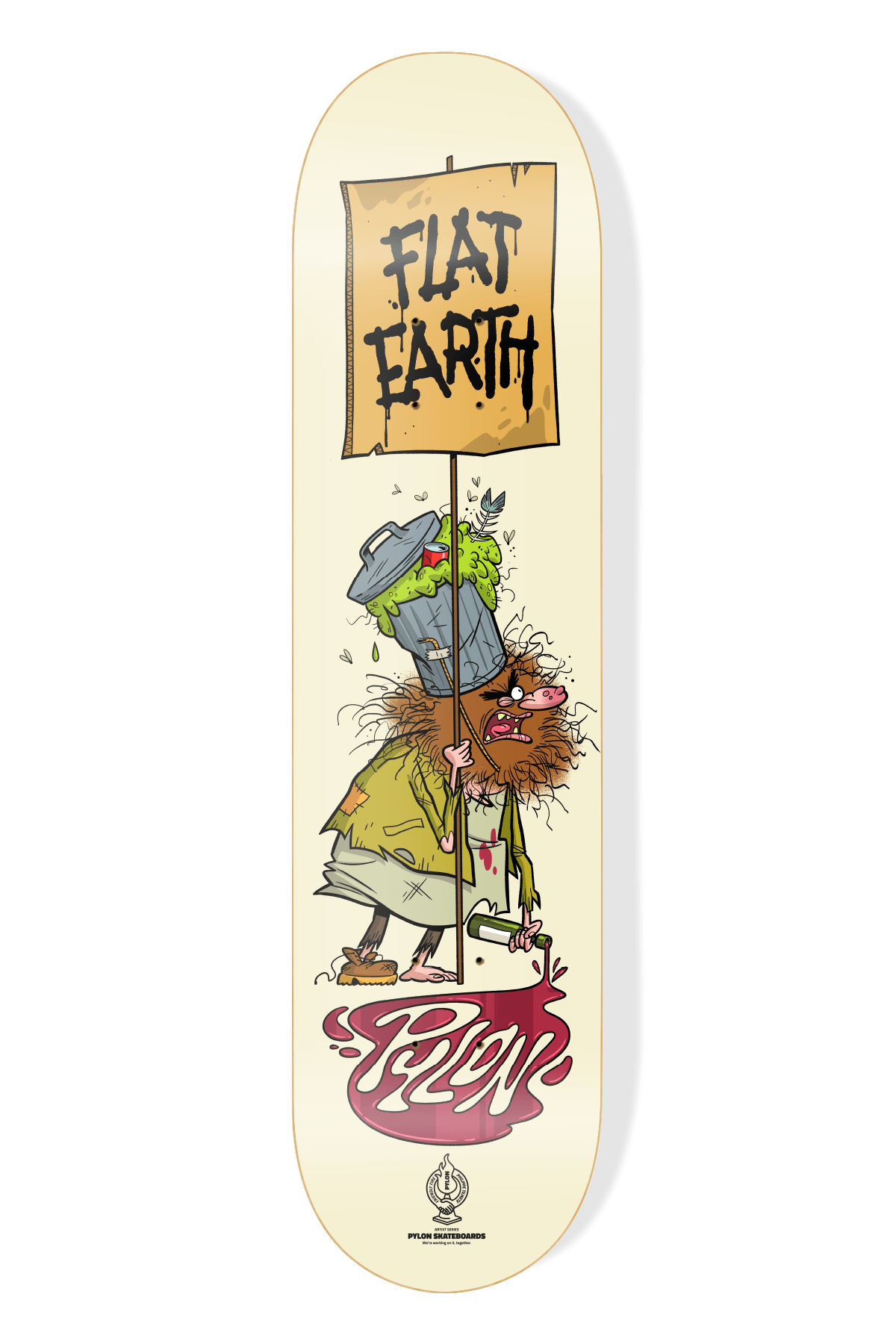 PYLON Trashy 8.5 Skateboard Deck Skateboard Decks Pylon