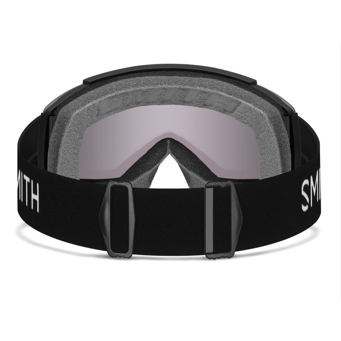 SMITH Squad Black - ChromaPop Everyday Blue Mirror + Yellow Snow Goggle Snow Goggles Smith