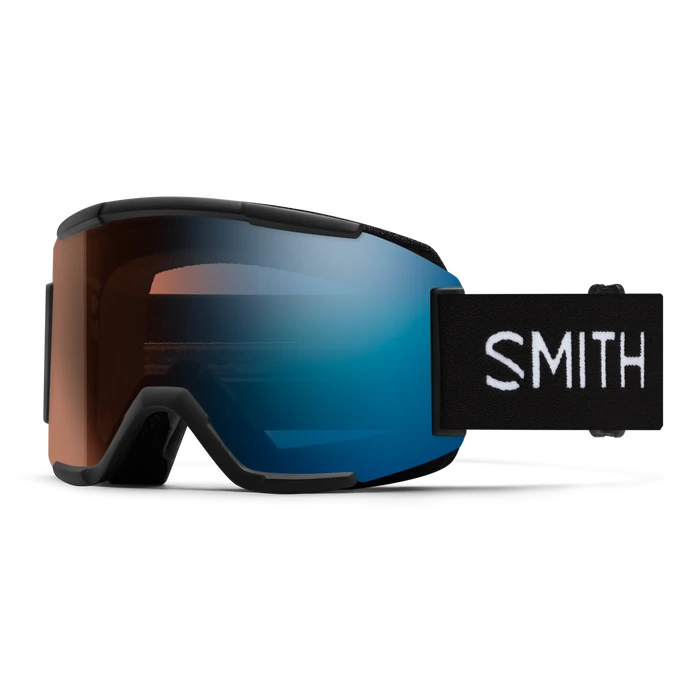 SMITH Squad Black - ChromaPop Pro Photochromic Blue Mirror Snow Goggle Snow Goggles Smith