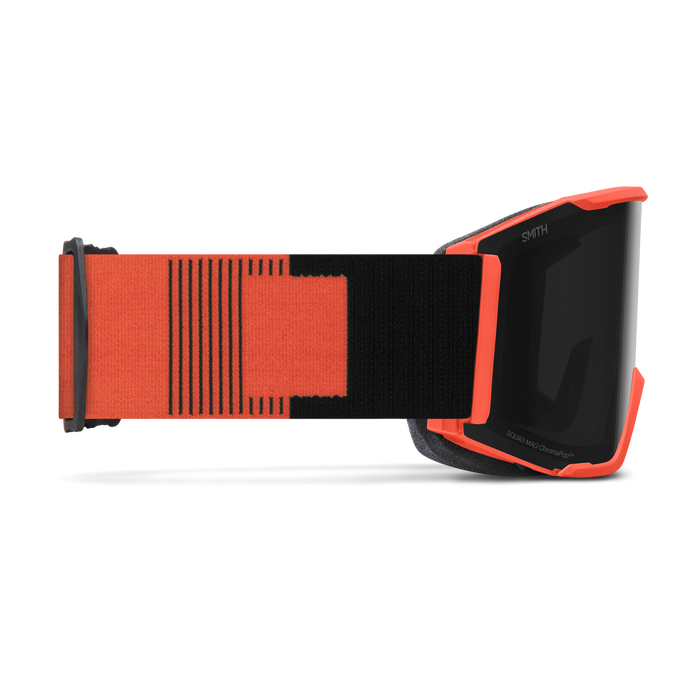 SMITH Squad Mag Poppy - ChromaPop Sun Black + ChromaPop Storm Blue Sensor Mirror Snow Goggle Snow Goggles Smith