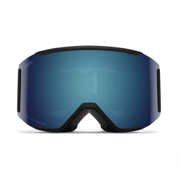 SMITH Squad MAG Black - ChromaPop Sun Blue Mirror + ChromaPop Storm Blue Sensor Mirror Snow Goggle Snow Goggles Smith
