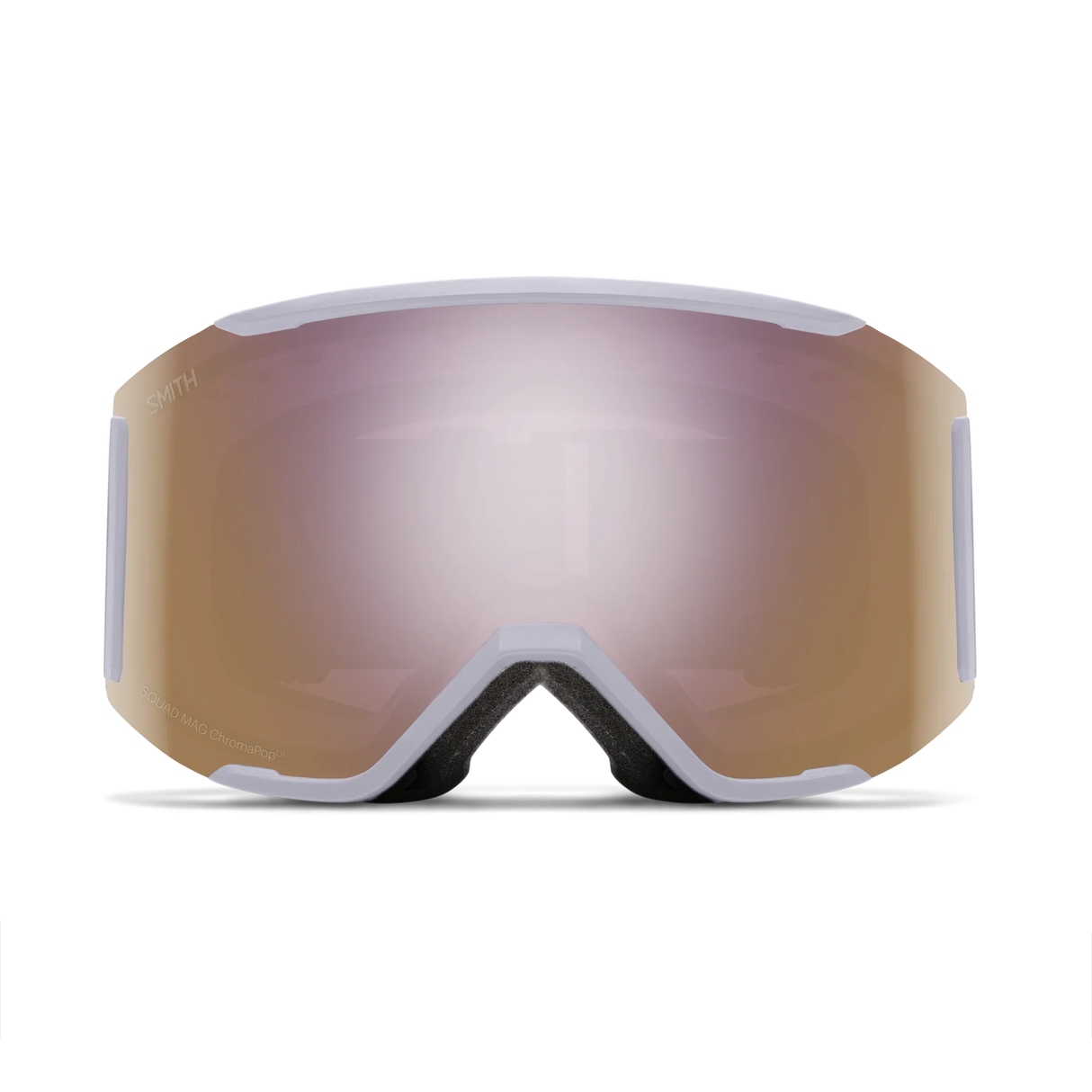 SMITH Squad Mag Lunar Fog - ChromaPop Everyday Rose Gold Mirror + ChromaPop Storm Rose Flash Snow Goggle Snow Goggles Smith