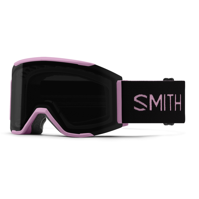 SMITH Squad MAG Proper Pink - ChromaPop™ Sun Black + ChromaPop Storm Blue Sensor Mirror Snow Goggle Snow Goggles Smith