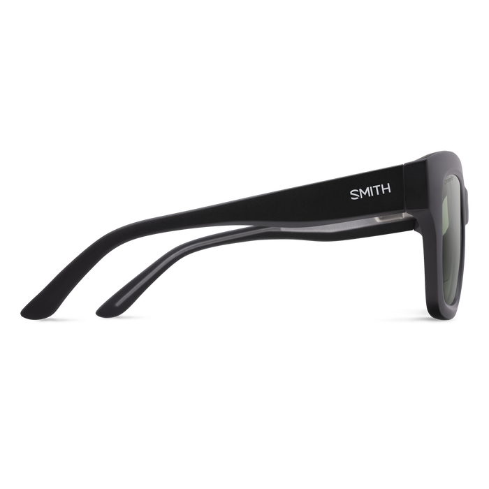 SMITH Sway Matte Black - ChromaPop Grey Green Polarized Sunglasses Sunglasses Smith
