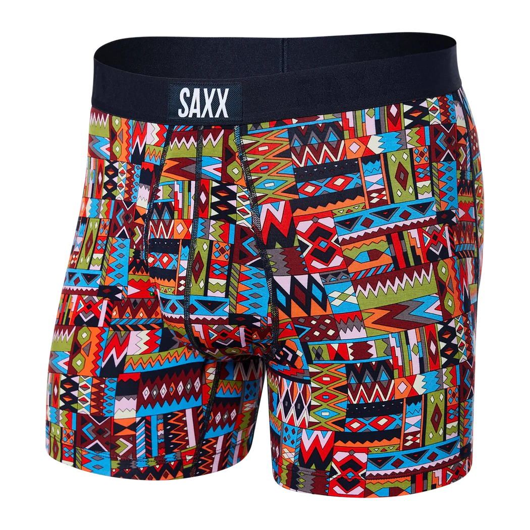SAXX Ultra Super Soft Boxer Brief Underwear Desert Mosaic Men's Underwear Saxx