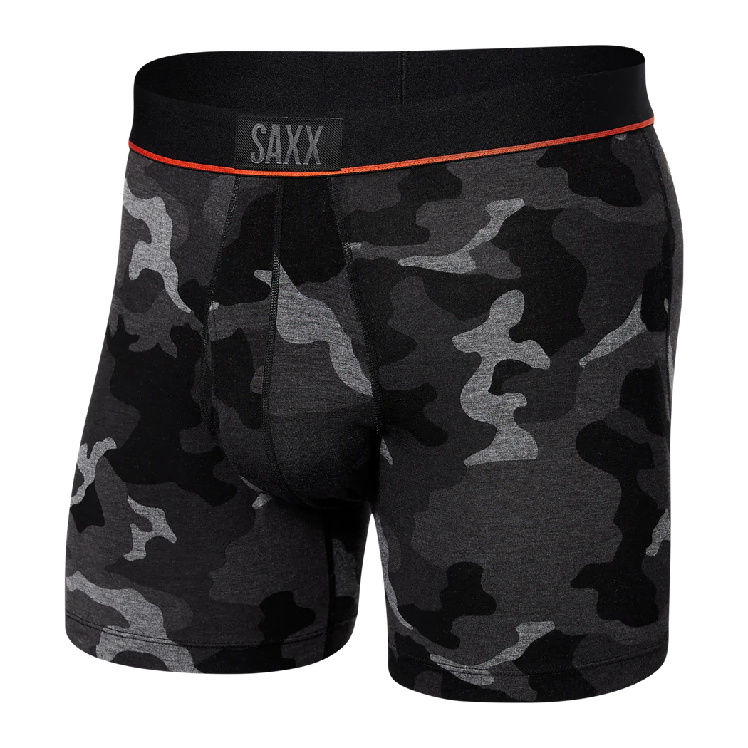 SAXX Ultra Boxer Brief Underwear Supersize Camo/Black Men's Underwear Saxx