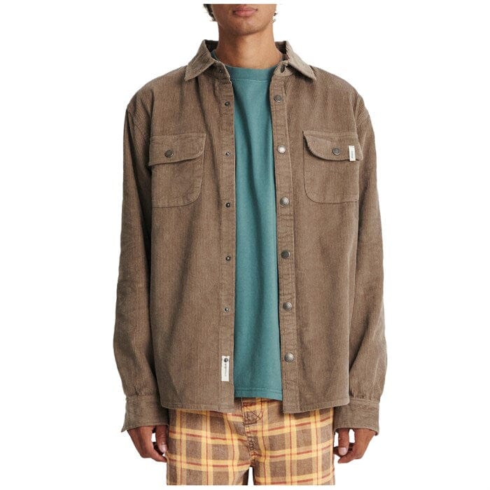 CRITICAL SLIDE Surface Overshirt Taupe Men's Street Jackets The Critical Slide Society