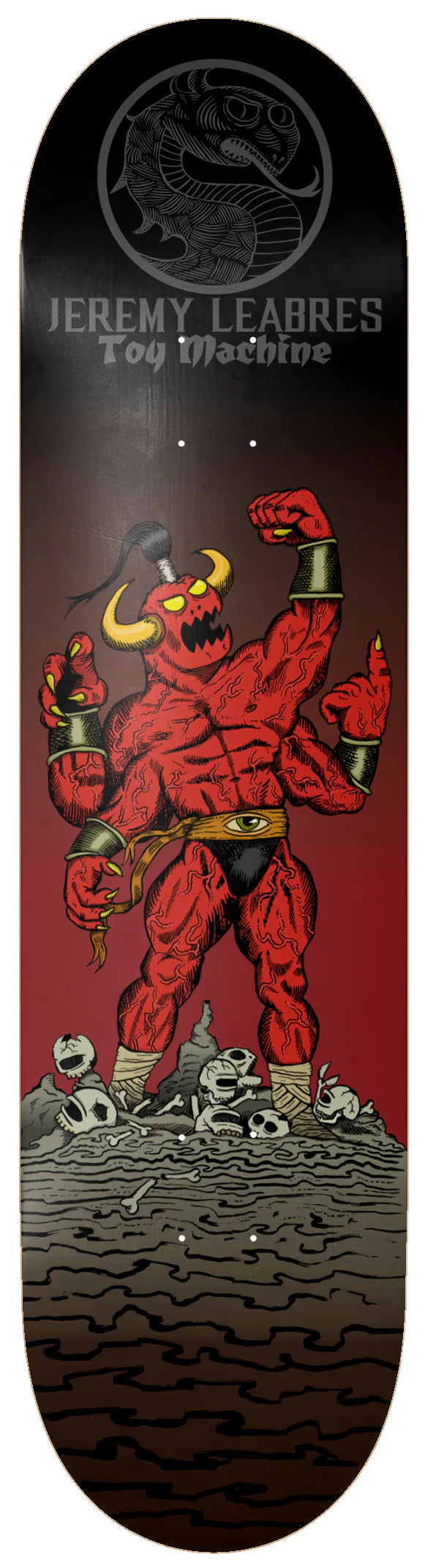 TOY MACHINE Leabres Death Fight 8.25 Skateboard Deck