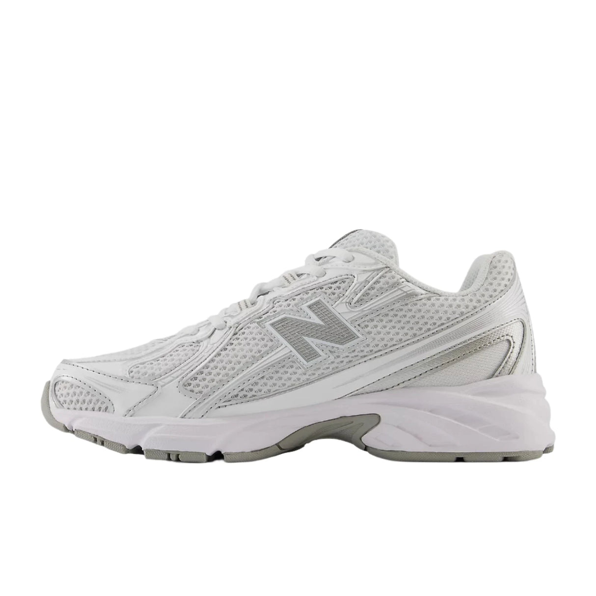 NEW BALANCE Women's 740 Shoes White/Silver Metallic/Reflection Women's Skate Shoes New Balance