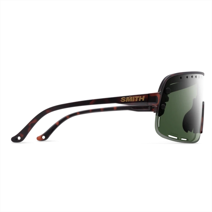 SMITH Ultralite Matte Tortoise - ChromaPop Grey Green Sunglasses Sunglasses Smith