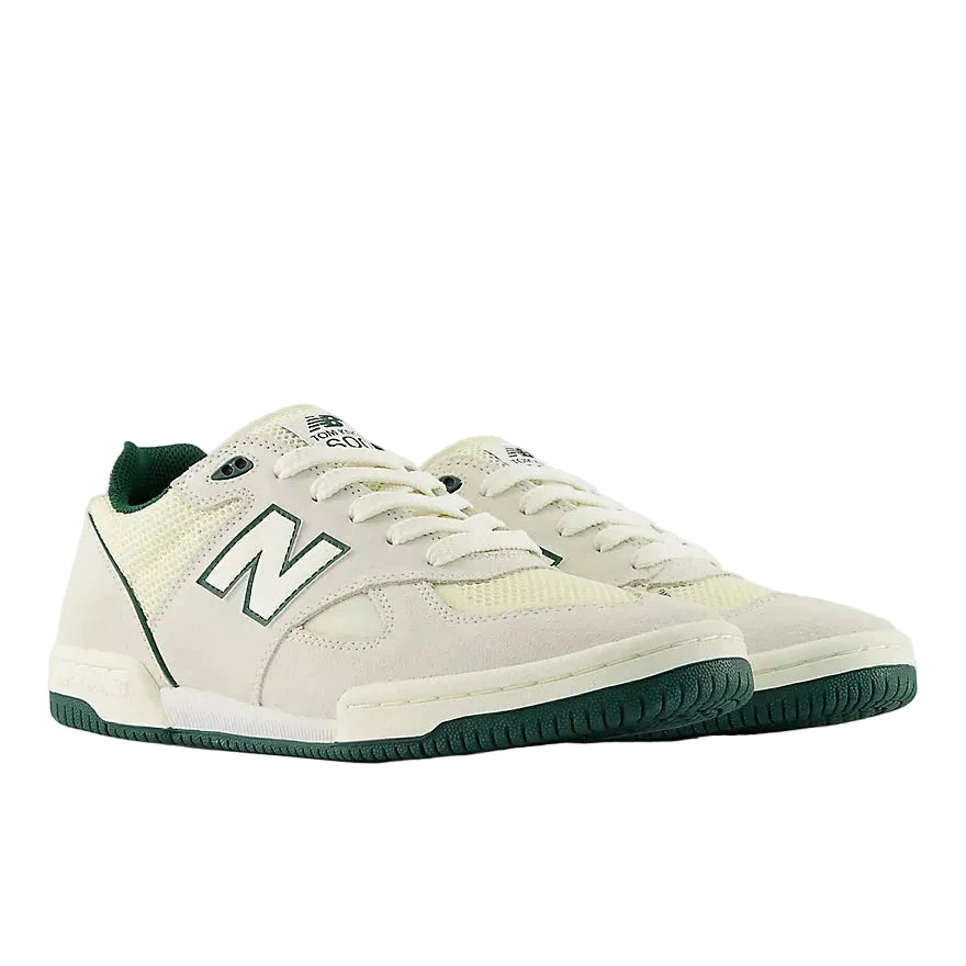 NB NUMERIC Tom Knox 600 Shoes NB 103 White/Green Men's Skate Shoes New Balance