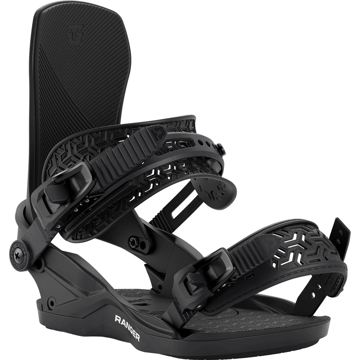 UNION Youth Ranger Snowboard Bindings Black 2027 Youth Snowboard Bindings Union