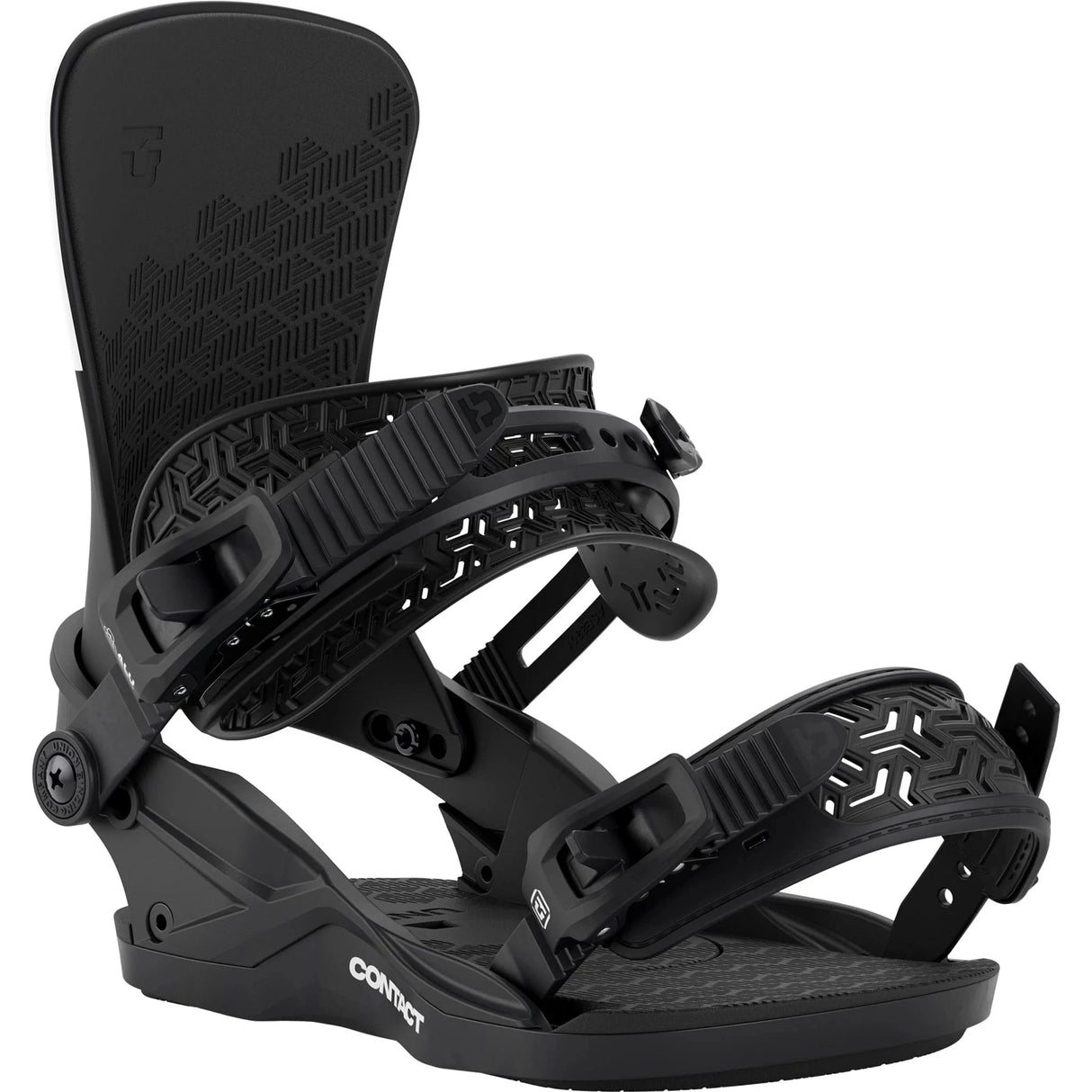 UNION Women's Contact Snowboard Bindings Black 2027 Women's Snowboard Bindings Union