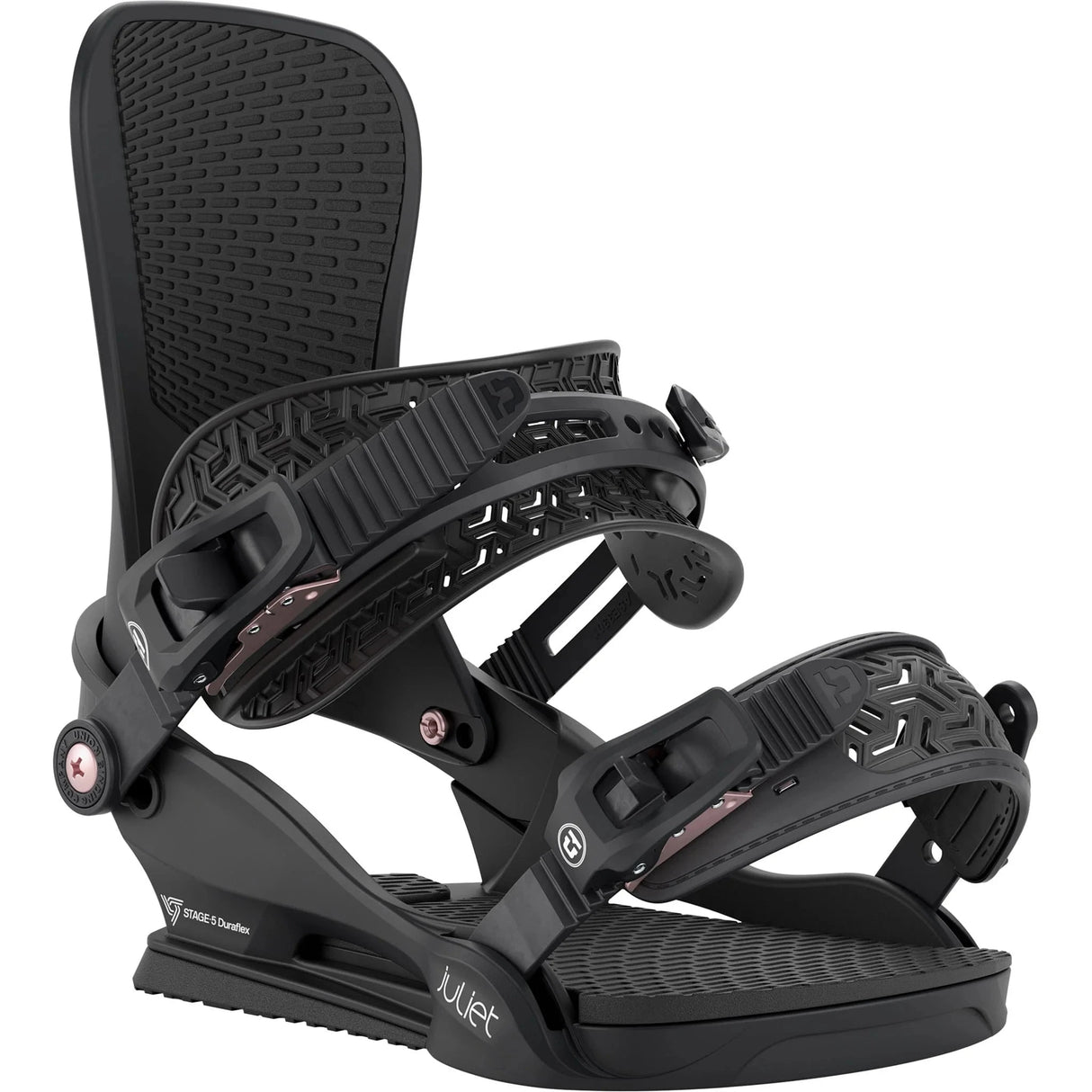 UNION Women's Juliet Snowboard Bindings Black 2027 Women's Snowboard Bindings Union