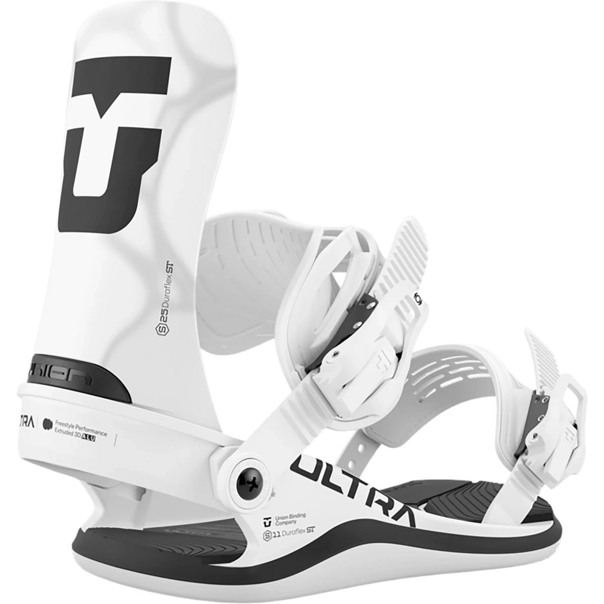 UNION Women's Ultra Snowboard Bindings White 2027 Women's Snowboard Bindings Union