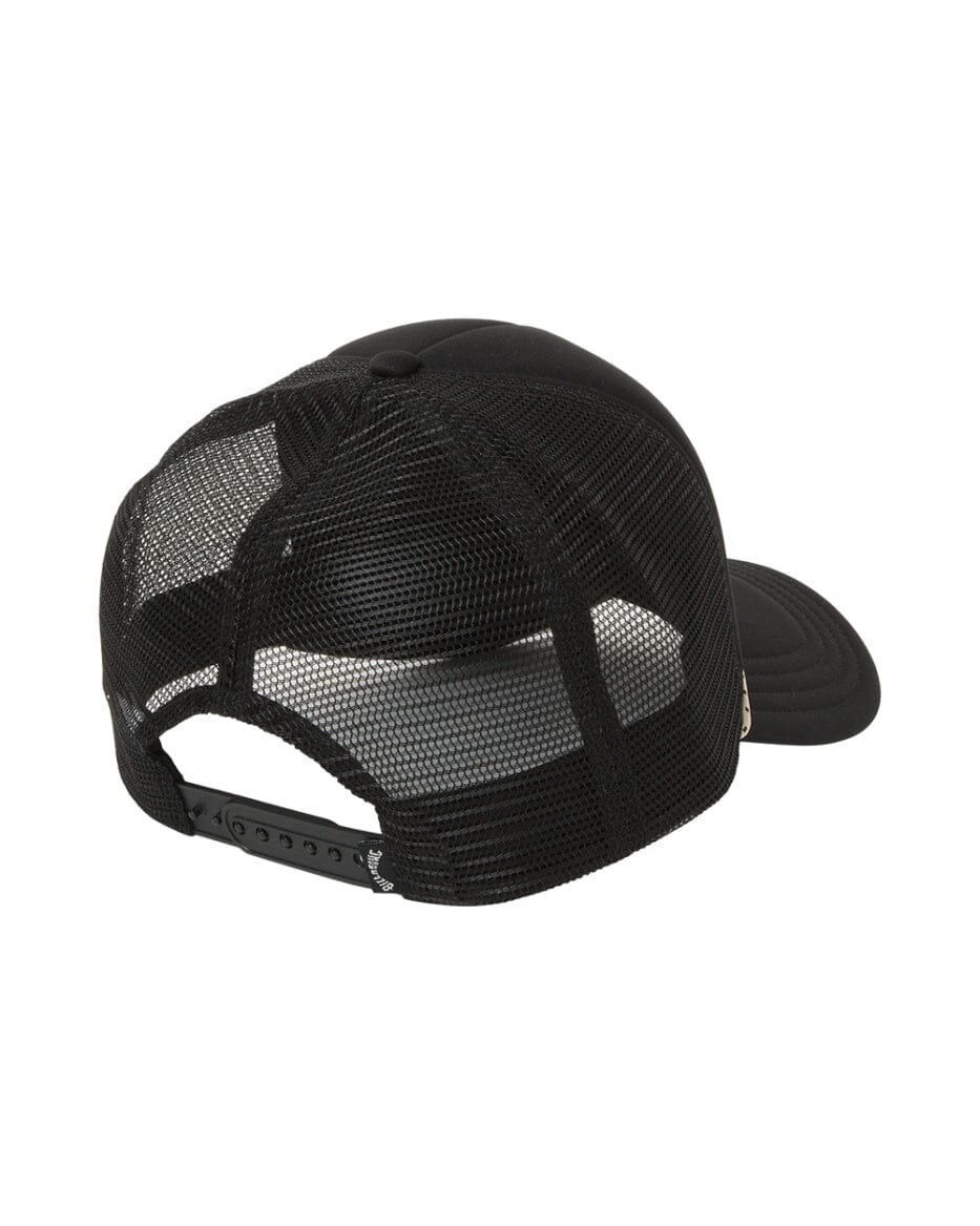 BILLABONG Women's Grandpa Trucker Hat Off Black Women's Hats Billabong