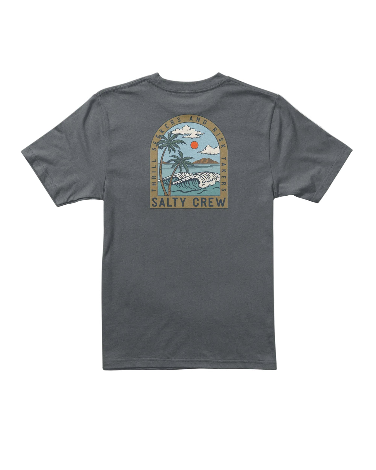 SALTY CREW Boys Archway T-Shirt Charcoal Boy's T-Shirts Salty Crew