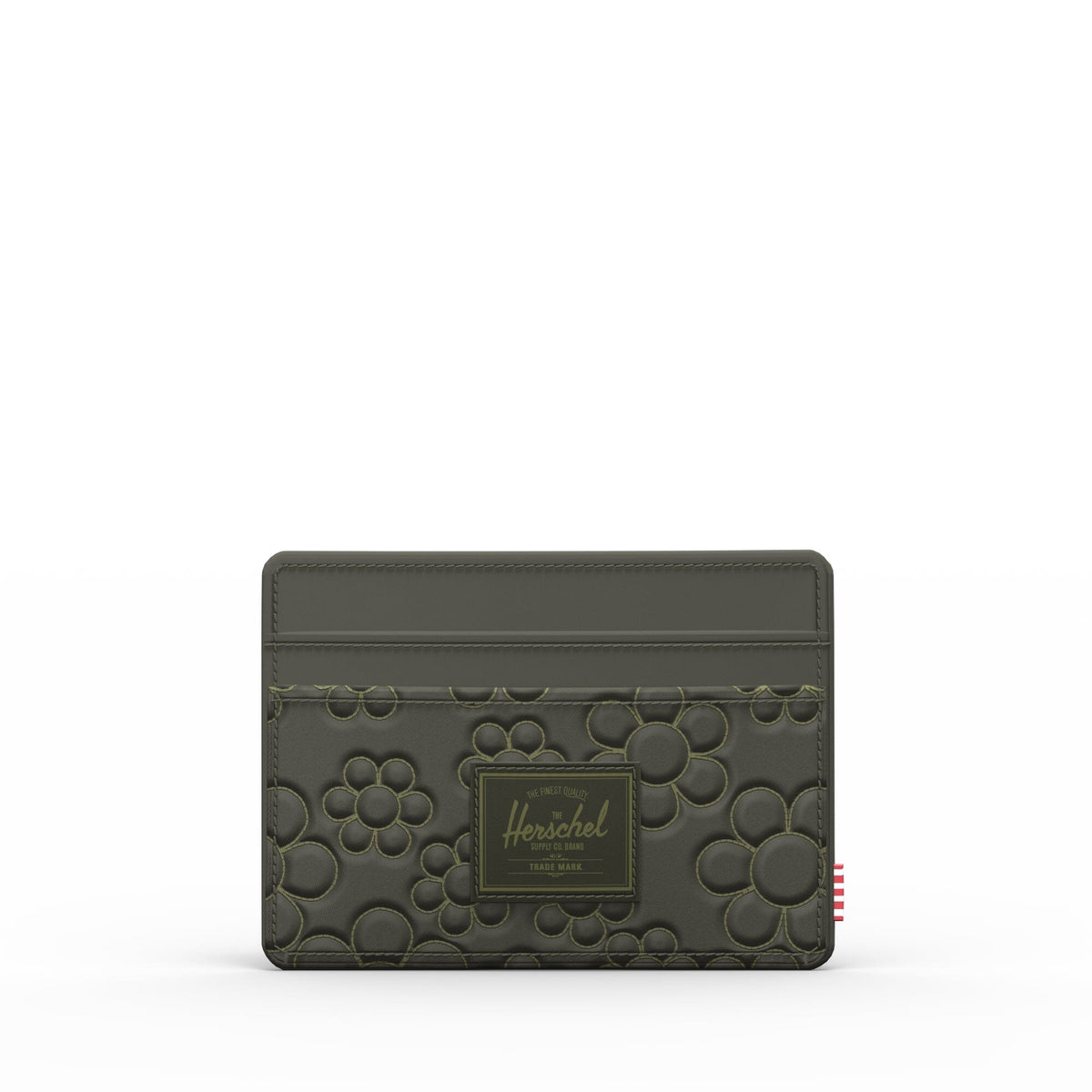HERSCHEL Quilted Charlie Cardholder Wallet Rosin Daisy Men's Wallets Herschel Supply Company